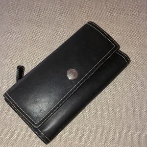 COACH BLACK LEATHER WALLET
